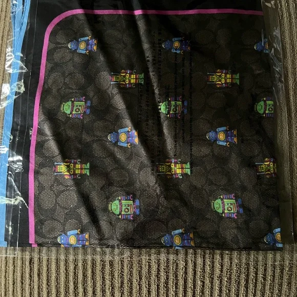 Coach Cosmic Coach Signature Robot Print nwt in packaging - Picture 3 of 3